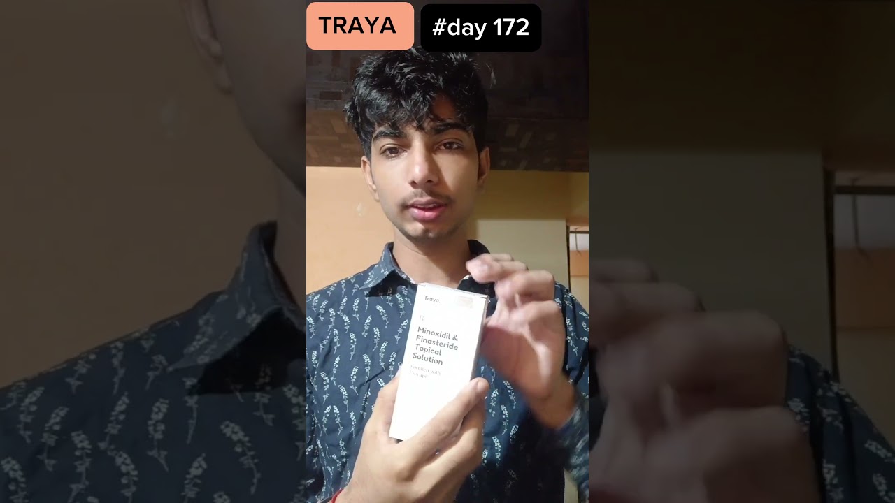 traya review days 172/180 of hair regrowth challenge 🌿