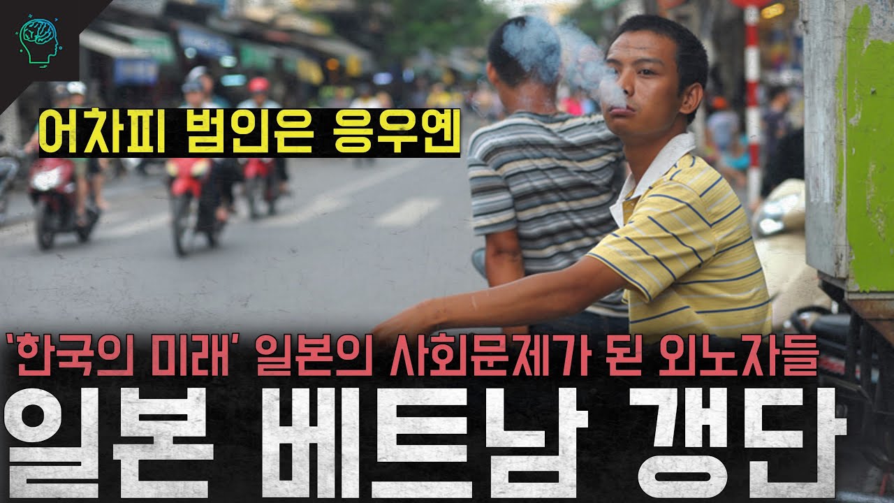 '어차피 범인은 응우옌' 한국의 미래이자 현재 일본의 사회문제 베트남 외노자