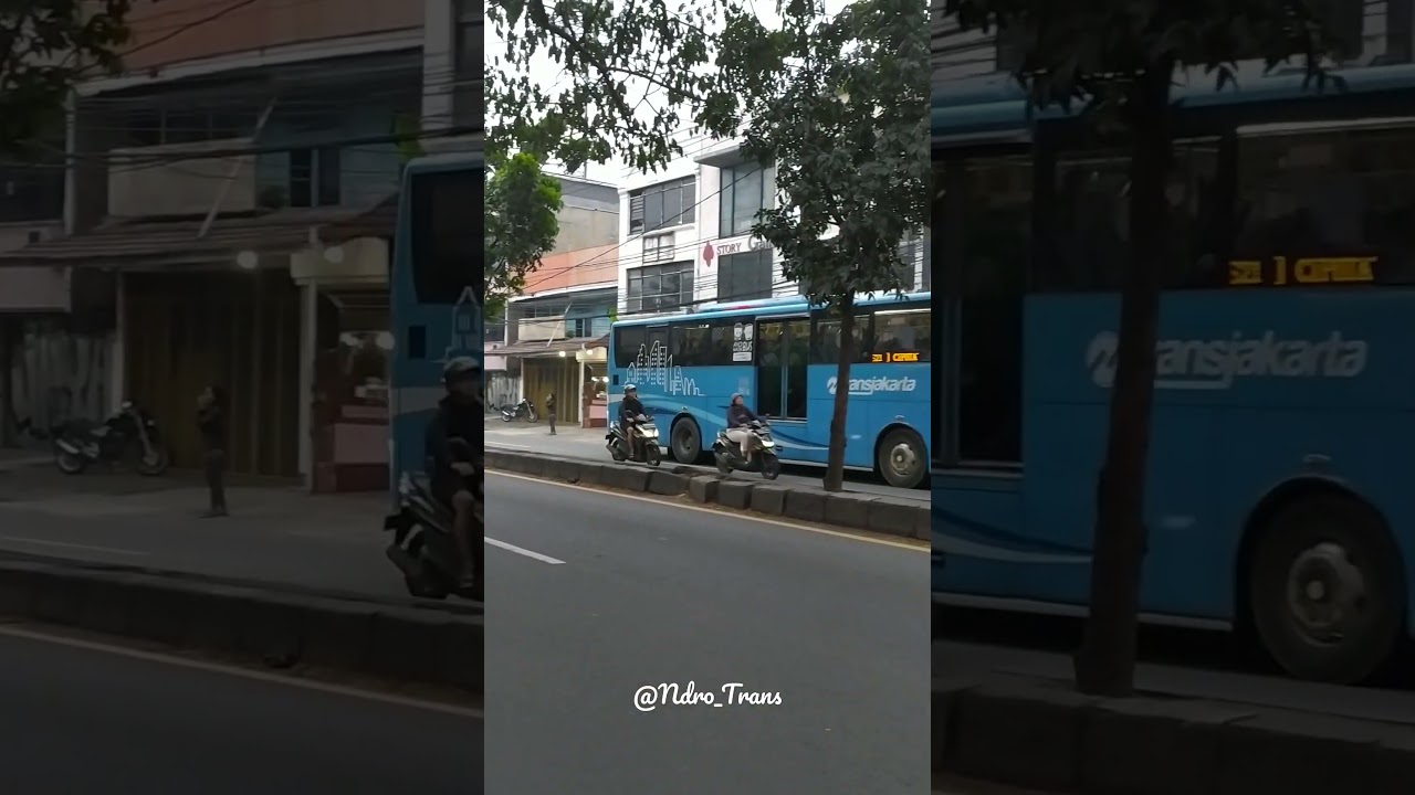 Bus hino transjakarta melintas di ciputat #bismania #busmalam #transjakarta #bis #busmania #busway