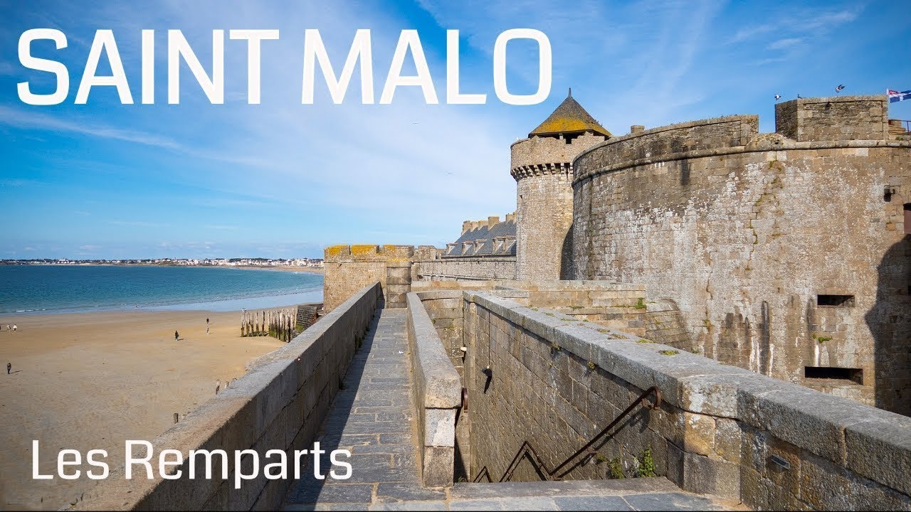 [SAINT MALO] Patrimoine  La cité Corsaire, Promenade sur les remparts, Citywalk,  BRETAGNE FRANCE