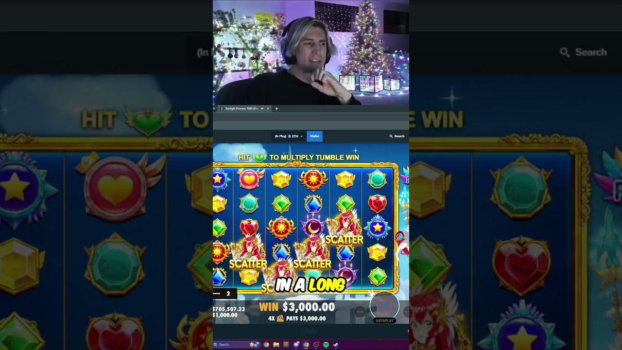 $27,400 Win & 15 Free Spins ! Starlight Princess 1000 Slot!