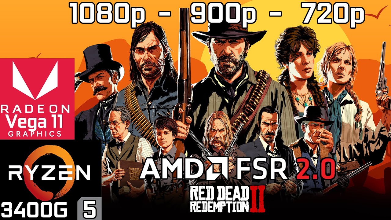 Red Dead Redemption 2 - Ryzen 5 3400G Vega 11 & 16GB RAM - 8GB RAM