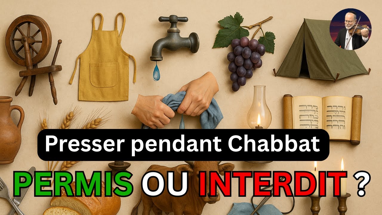 Presser pendant Chabbat : permis ou interdit ? Lois de Chabbat