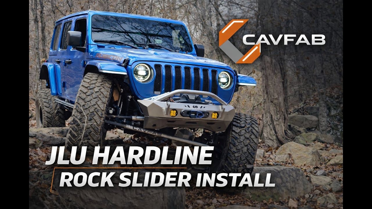 CavFab JLU HardLine Rock Slider Install | The Strongest Jeep Wrangler Sliders Available