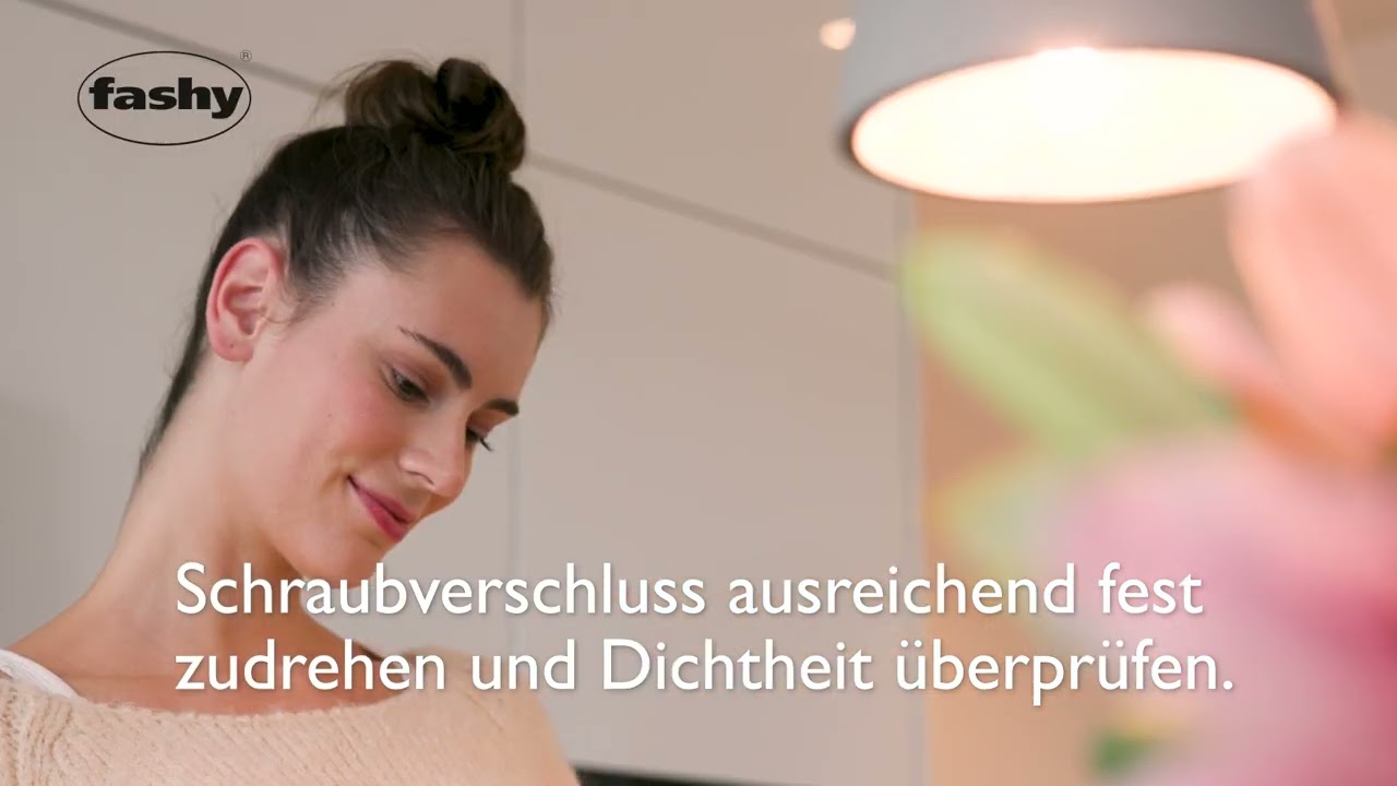 Fashy Wärmflasche - Anleitung: Richtig befüllen.