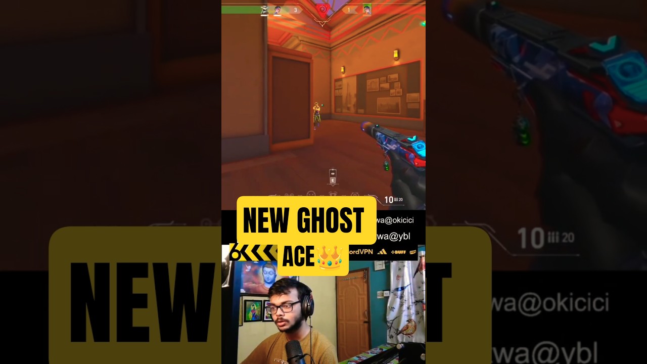 New Ghost is Aimbot | VALORANT #valorantindia #valorant #valoranthindi #valorantshorts #valorantace