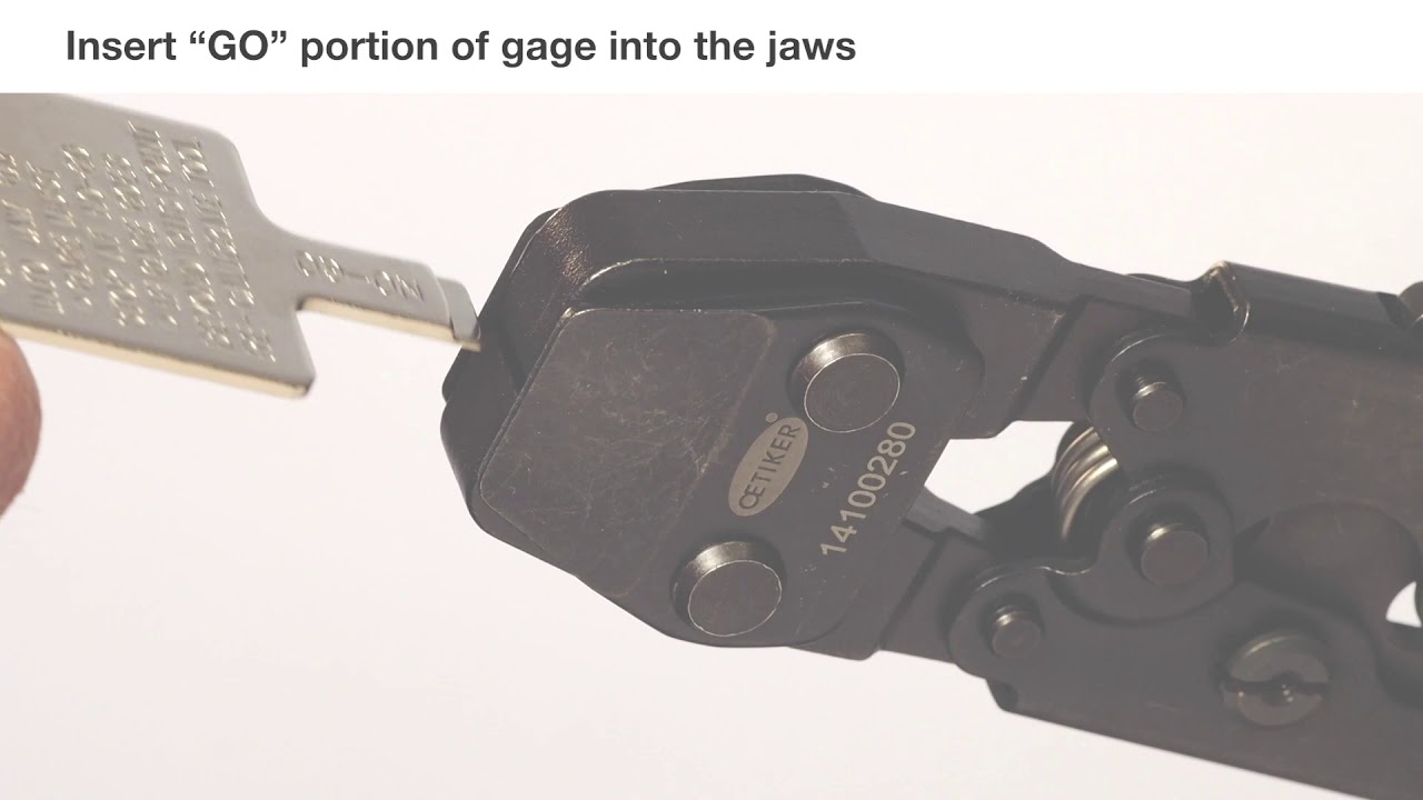 Calibration of Sargent Ratchet Pincer for PEX clamps