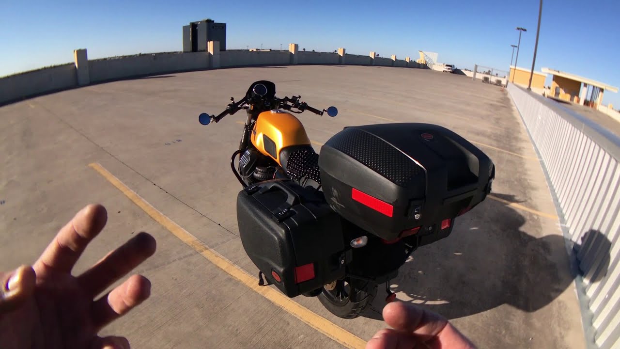 Hepco & Becker Junior Side Case & Top Case Review - Moto Guzzi V7III Stone
