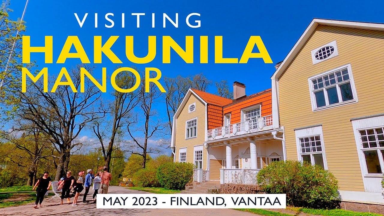 Vantaa Walk: Håkansböle Manor / Hakunilan kartano, May 2023, Finland [4K]
