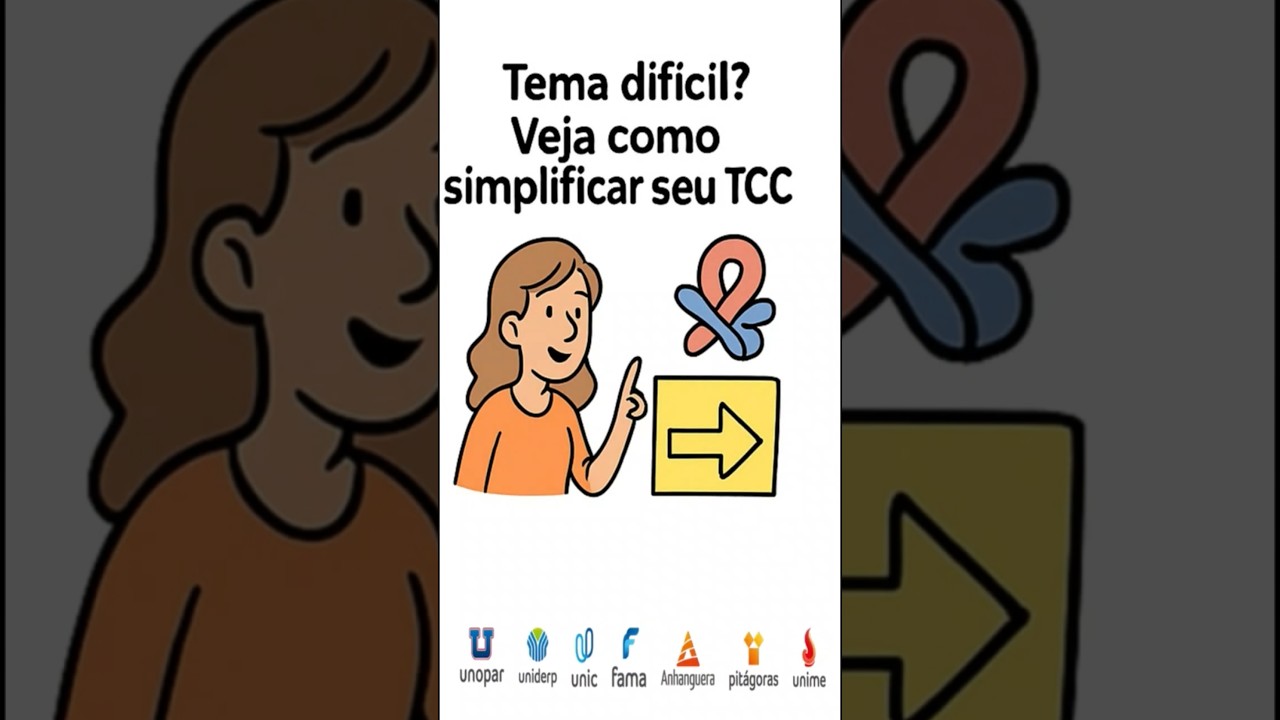 Tema difícil Veja como simplificar seu TCC 