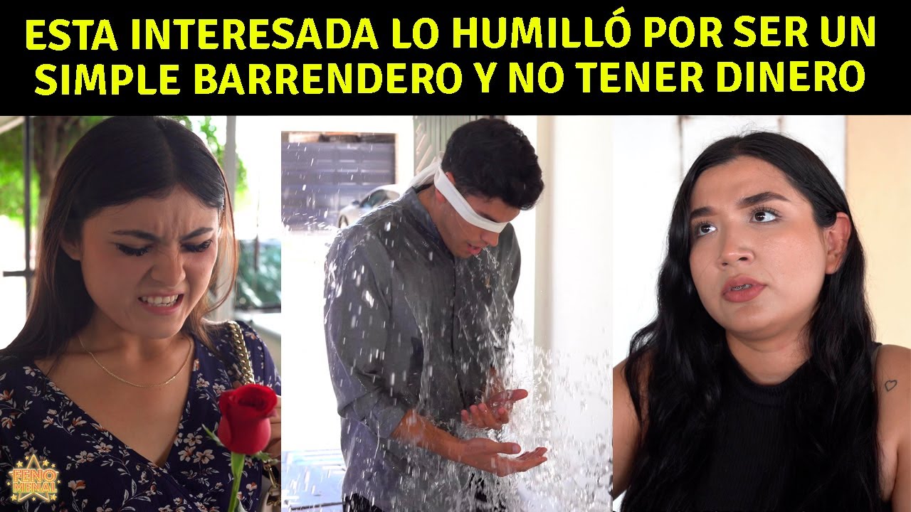 Esta interesada lo humilló por ser un simple barrendero y no tener dinero.