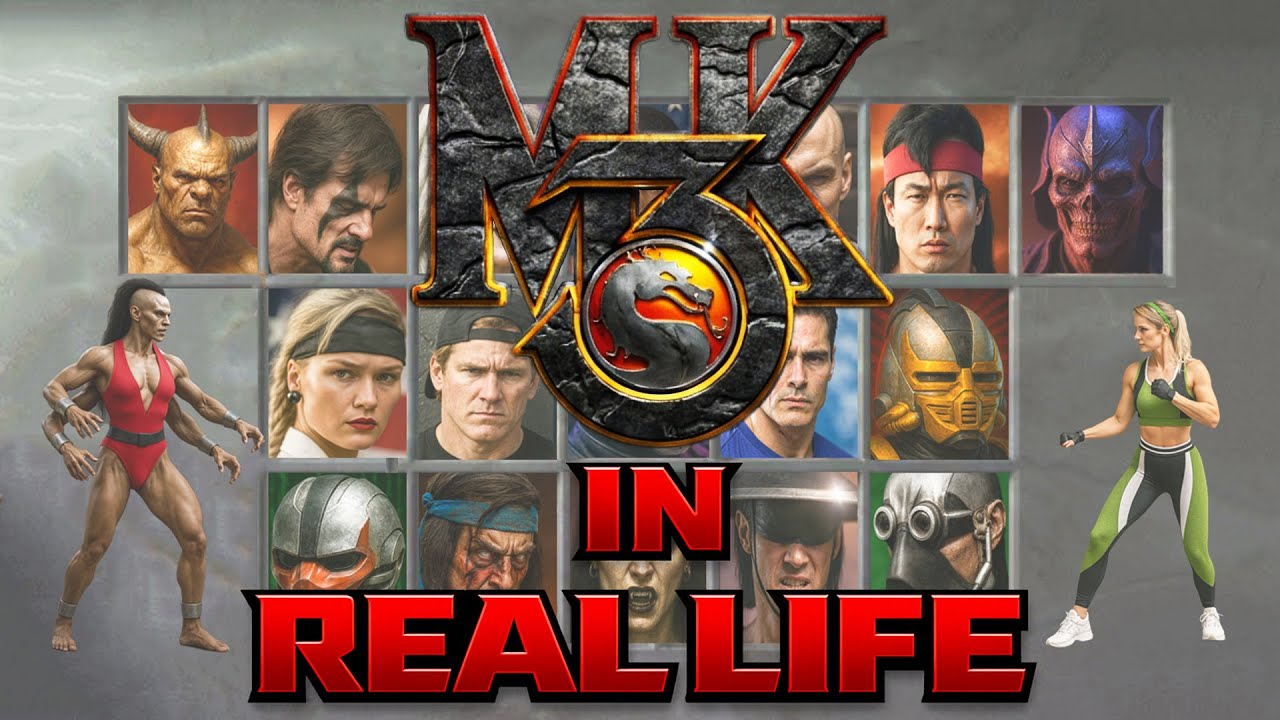 Mortal Kombat 3 Characters in Real Life | MK3 Realistic🐉