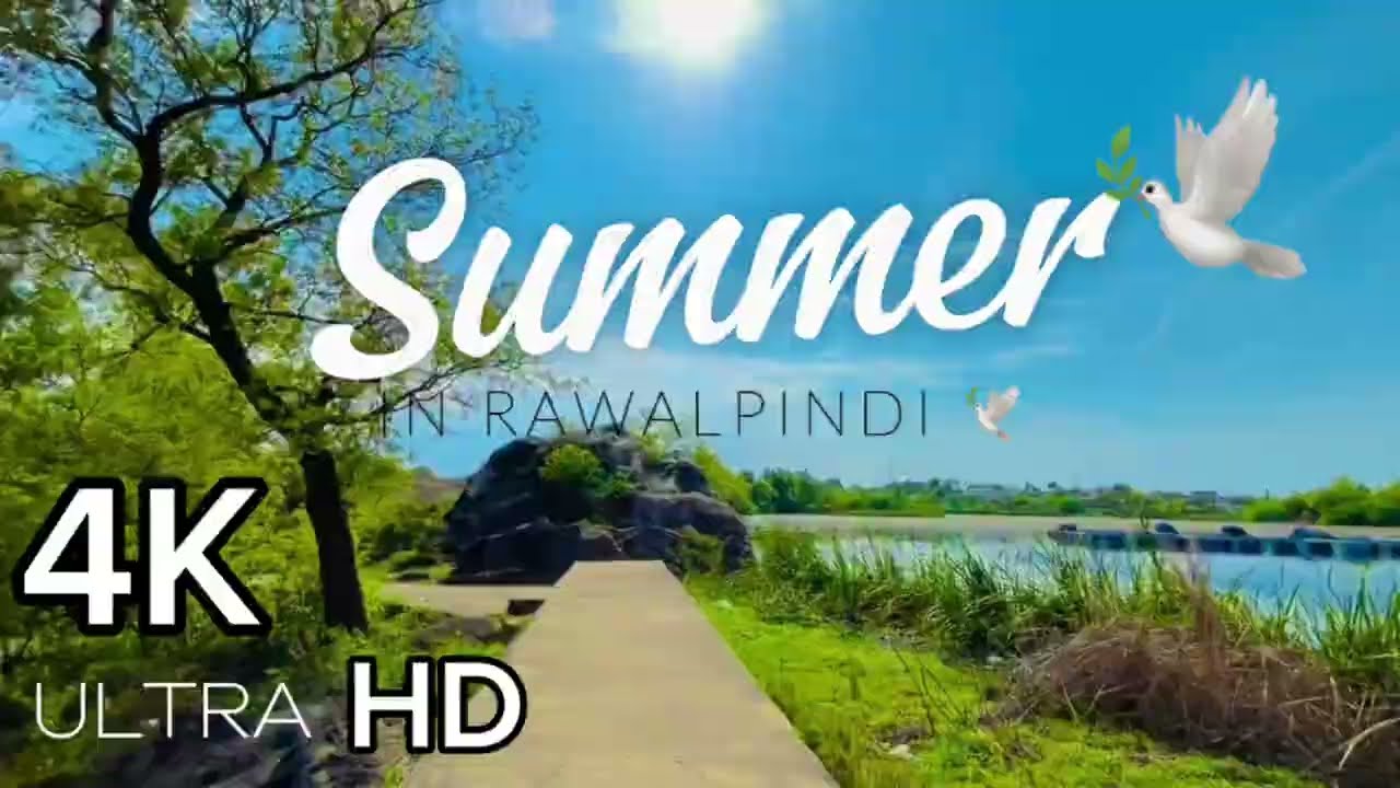 Pakistan Rawalpindi 4K  Scenic Relaxation Film with Peaceful Relaxing Music & Nature Video Ultra HD