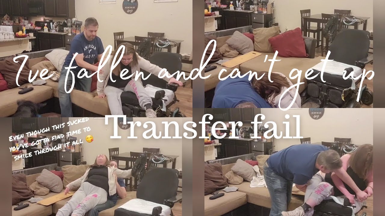 I've fallen & I can't get up. Transfer fail & getting my #paralyzed body back in my chair #transfers
