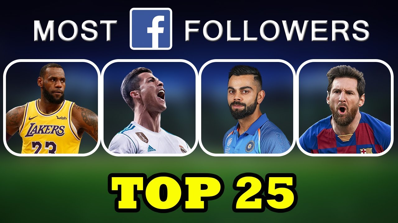 Athletes With Most Facebook Followers In 2022 | Top 25