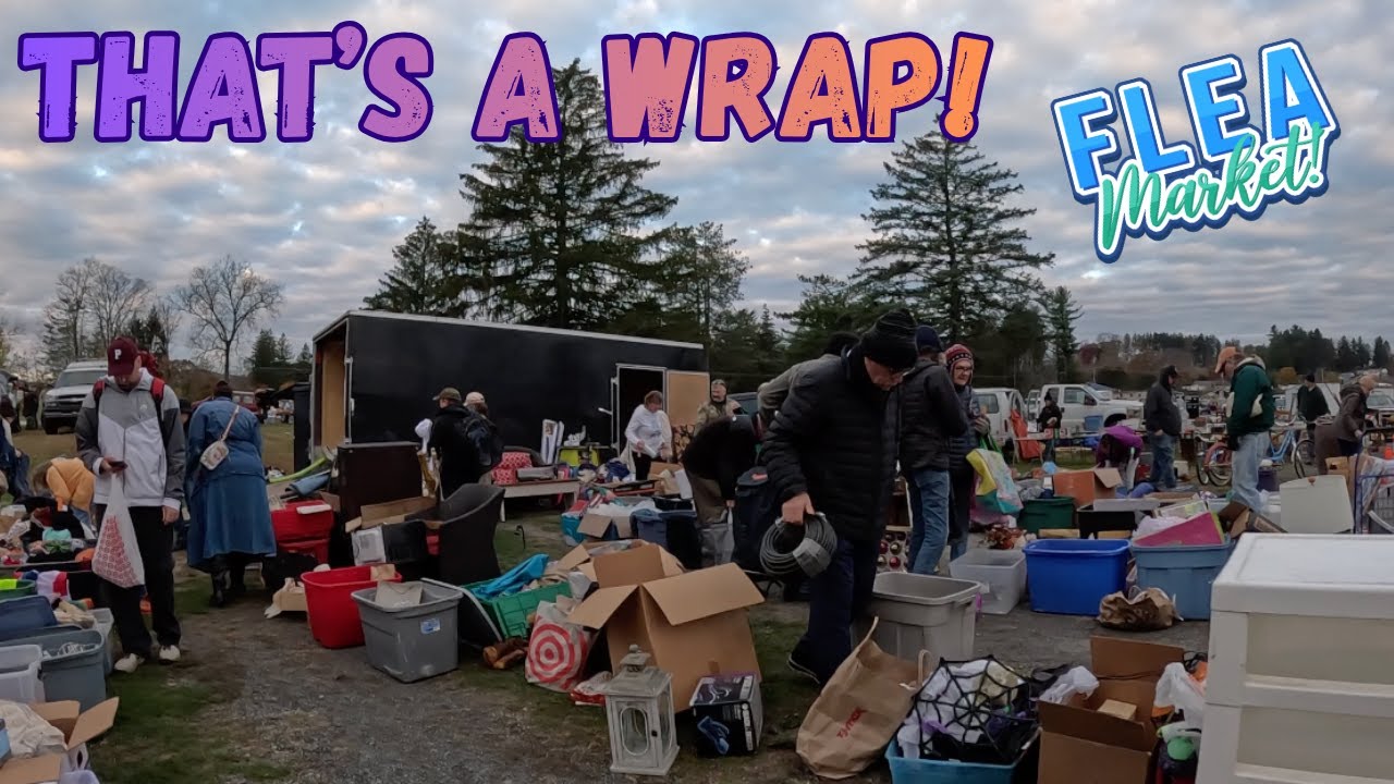 Нашли потрясающие предложения в ПОСЛЕДНИЙ день местного блошиного рынка!