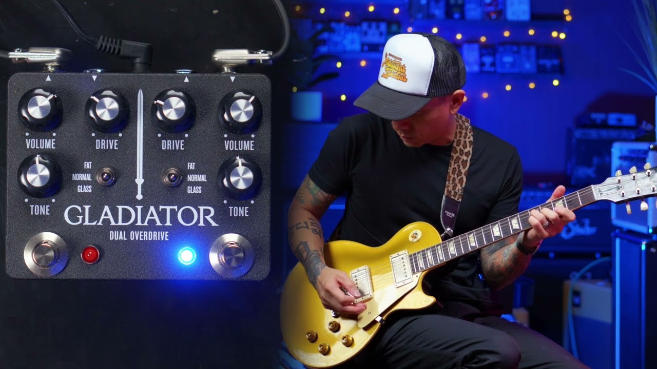 Aion FX Gladiator Dual Overdrive (King Tone Duelist DIY kit)