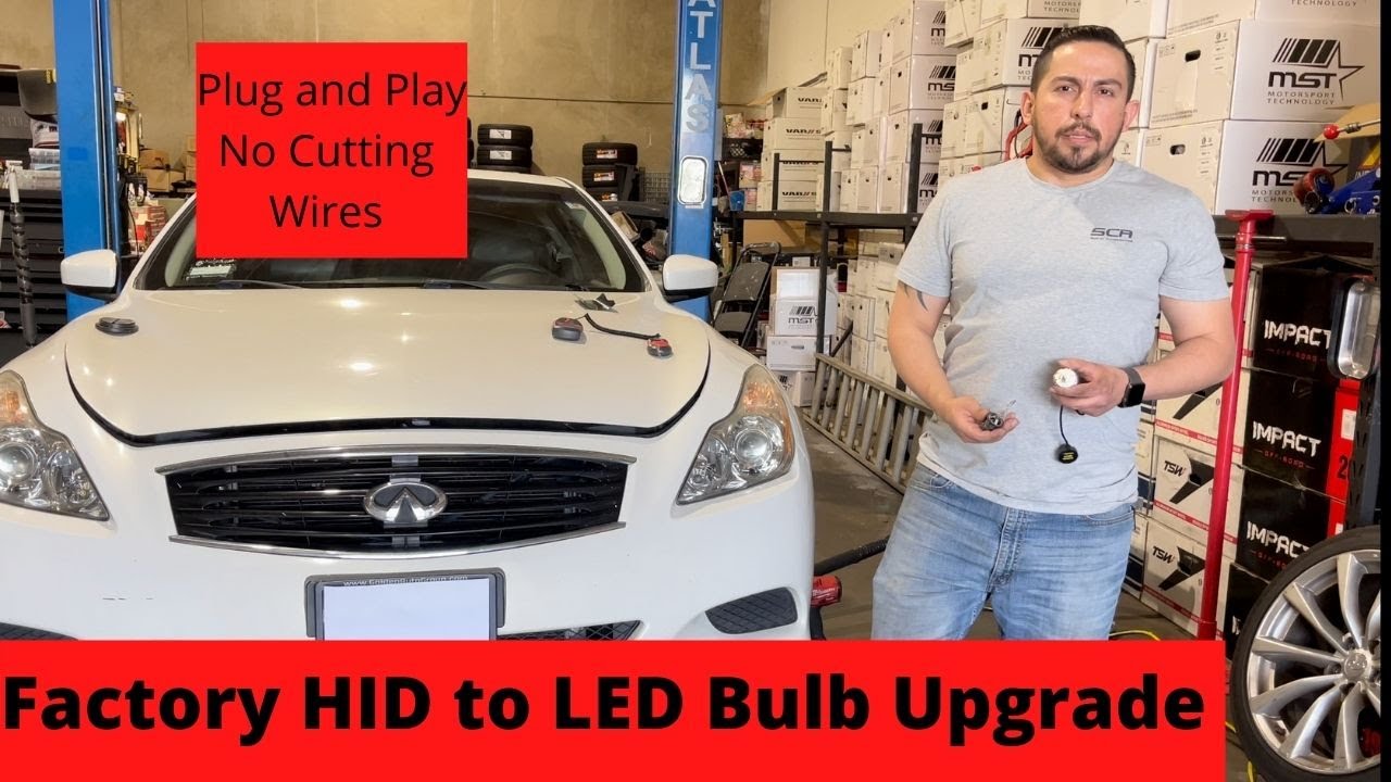 DIY LED plug and play upgrade on G37