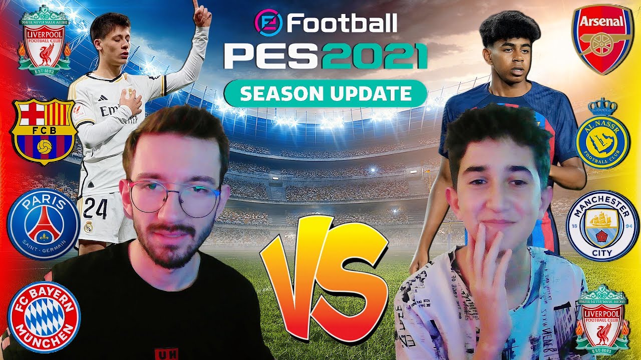KARDEŞİMLE BOL AĞLAMALI PES MAÇI !! PES DRAFT (Pes 2021)