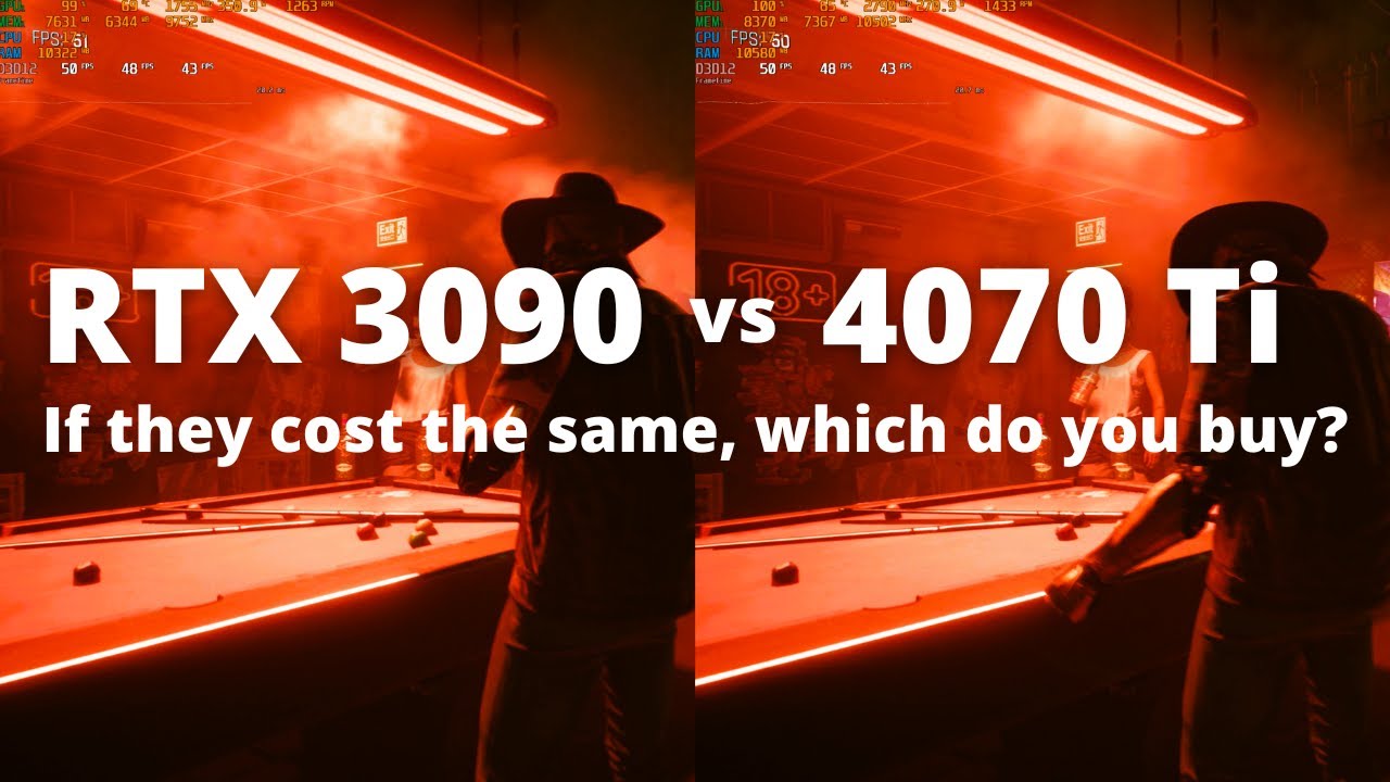 RTX 3090 против 4070 Ti: окончательное сравнение!!!