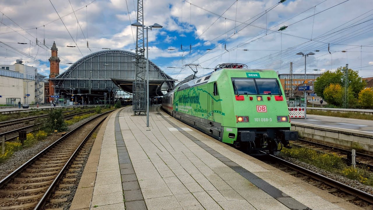 DB Fernverkehr AG - DB 101 088-3 (DEVK) - Ausfahrt in Bremen Hbf als InterCity 2311 nach Köln Hbf