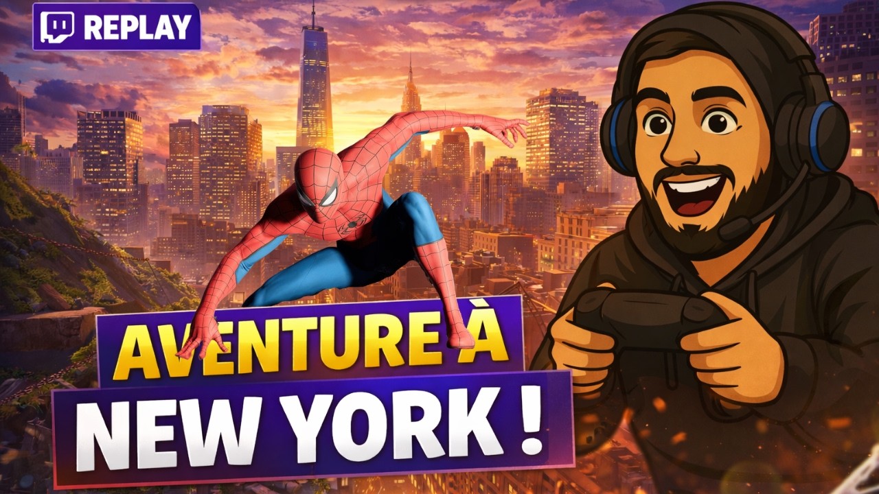 SPIDER-MAN ÉPISODE 1 🕷️ PREMIÈRE FOIS SUR LE JEU… GROSSE CLAQUE 😱 | Replay du 17.02