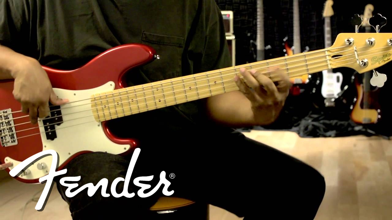 Squier Vintage Modified Precision Bass&reg; V Demo | Fender