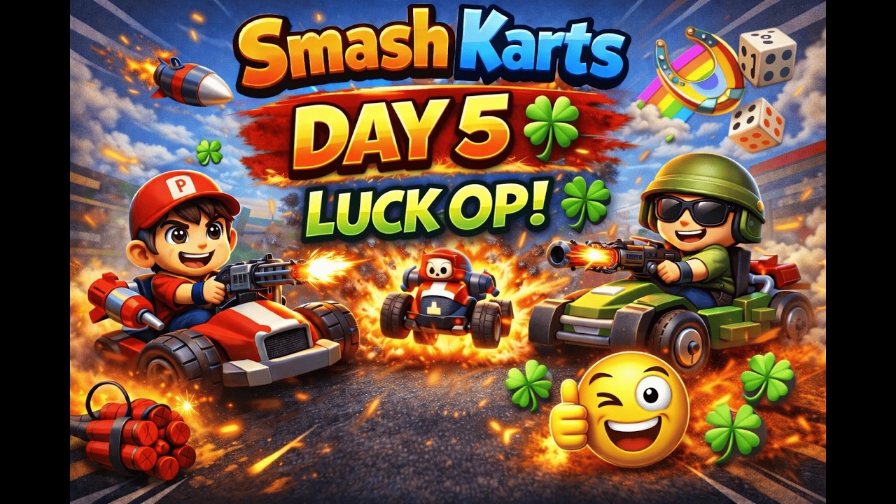 Day 5 Smash Karts Gameplay | Bombs, Guns & Pure Fun 💣🚗