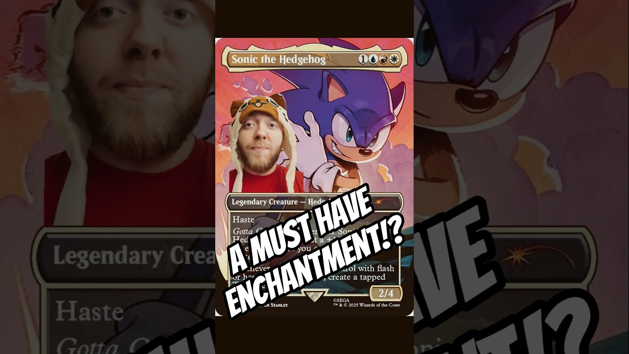 Is this enchantment an AUTO-INCLUDE in a Sonic deck? #mtg #sonicthehedgehog #secretlairs