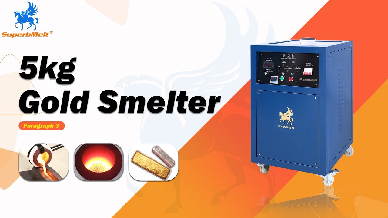 SuperbMelt 5kg Gold smelter for gold and silver smelting In the jewelry industry