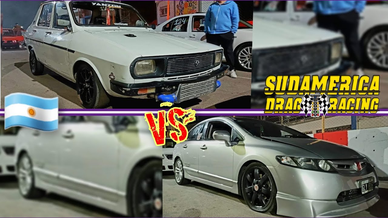 Copa Sudamericana 2023. Renault 12 Turbo-Maty Yanzon🇦🇷 vs Honda Civic K20 Kompresora-Bruno Matos🇦🇷