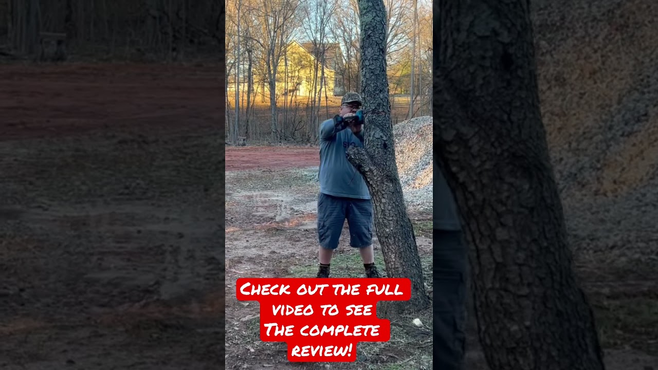 Saker Mini Electric Chainsaw putting in work! (See full video)