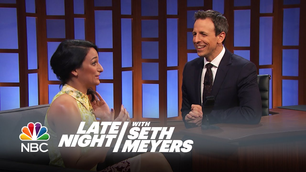 Jenny Slate Gets Awkward at Her Old High School - Late Night with Seth Meyers