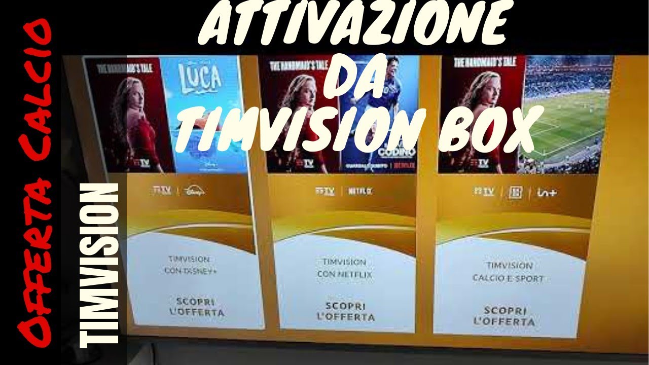 Come Attivare l'offerta Calcio Timvision DAZN direttamente dal TimVision Box