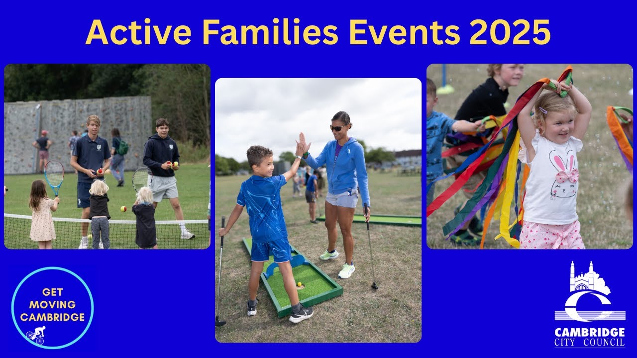 Active Families Summer Events 2025 Wrap Up - Get Moving Cambridge