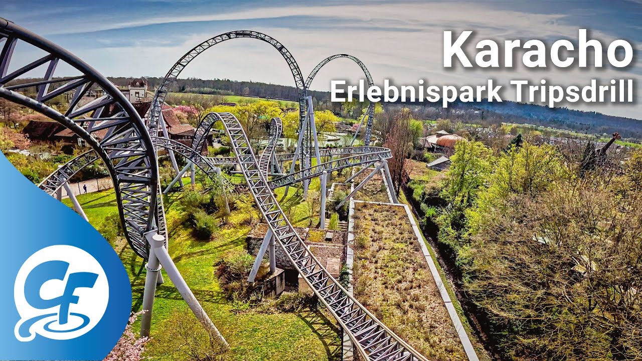 Karacho front seat on-ride 5K POV @60fps Erlebnispark Tripsdrill