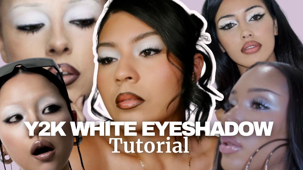 White Eyeshadow Is Back?! 90s / 2000s Makeup Tutorial Beginner Friendly 🤍✨
