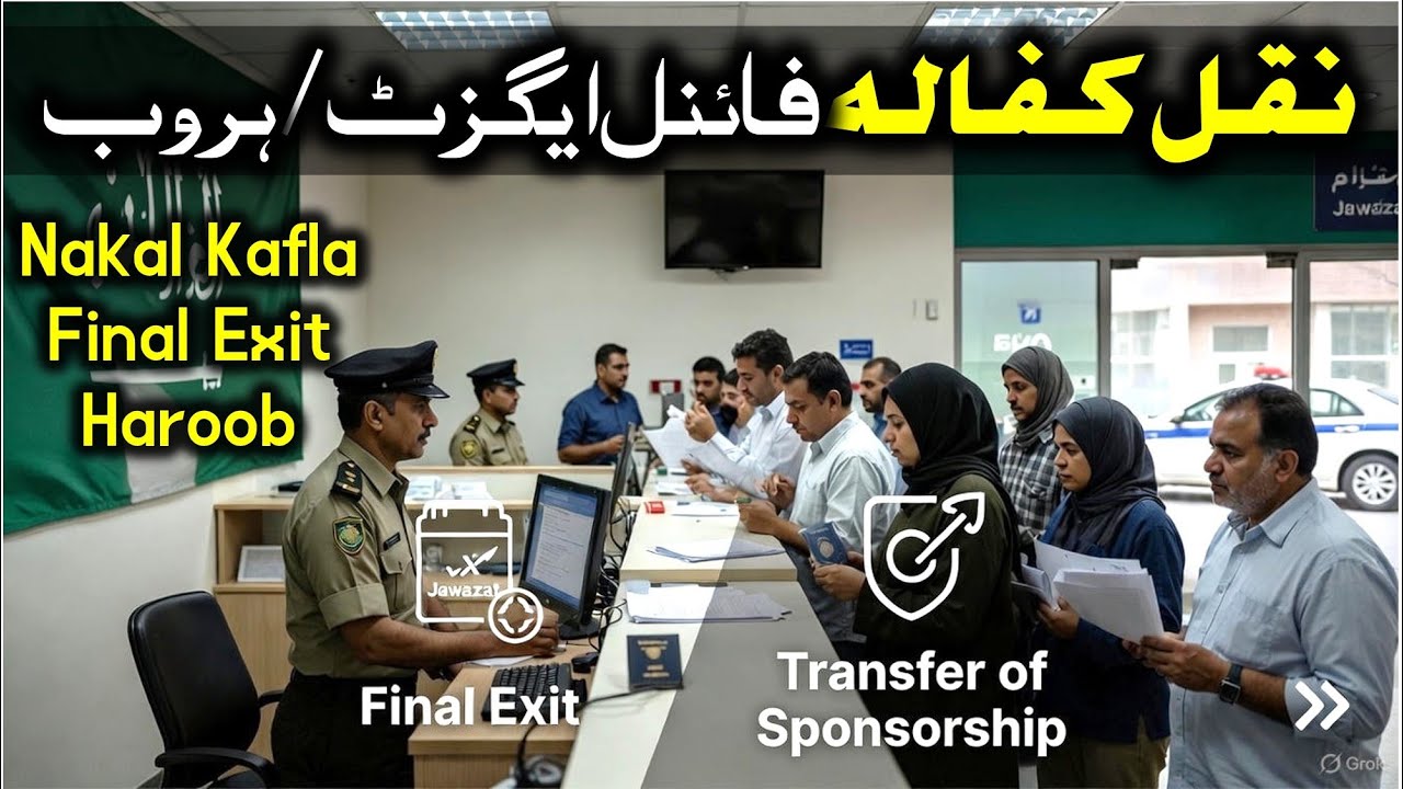 Nakal kafala after haroob and Final exit - Cancel final exit - Cancel nakal kafala - Saudi info