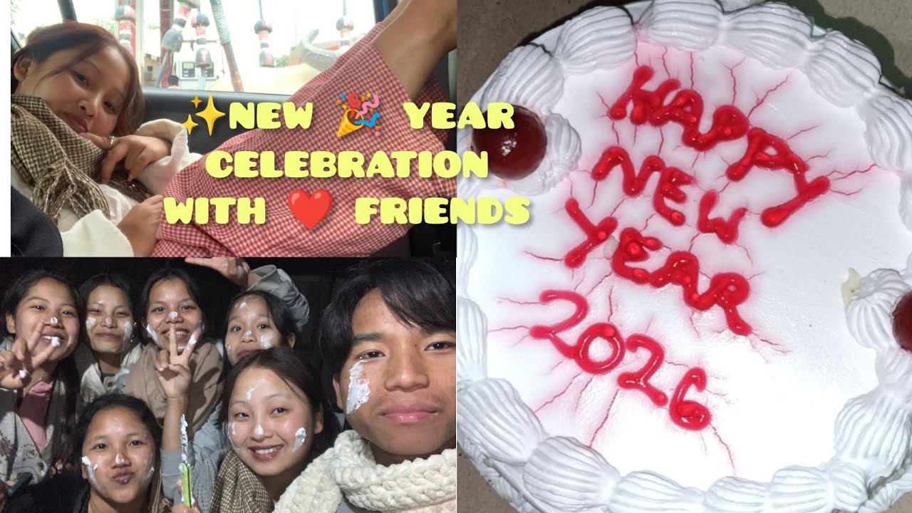 🎊New year celebrating 💫with siblings ❤️🤘##