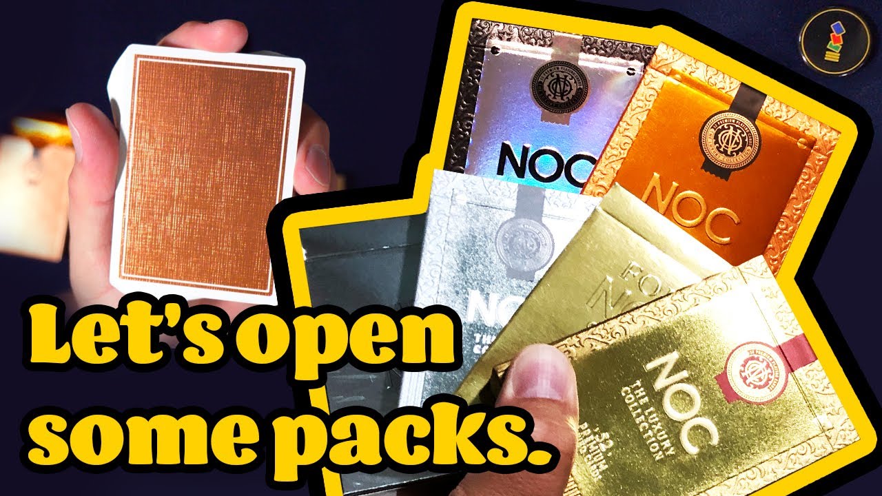 NOC CLASS ACTION!!! Opening the Classiest NOC Playing Cards. Luxury and Hard Nocs! Let's go!