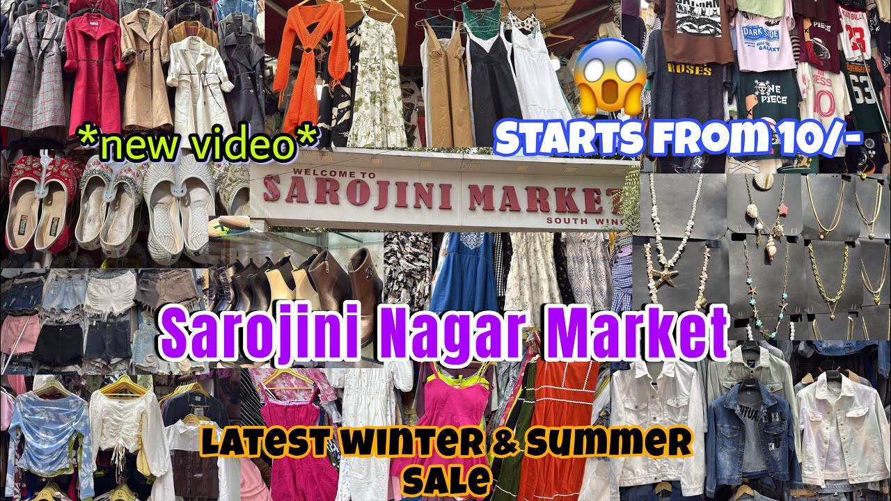 Sarojini Nagar Market Delhi😍| Latest Collection with Shop Number | Jasmine kaur #sarojininagar 