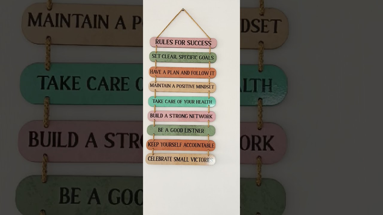 Rules for success | 