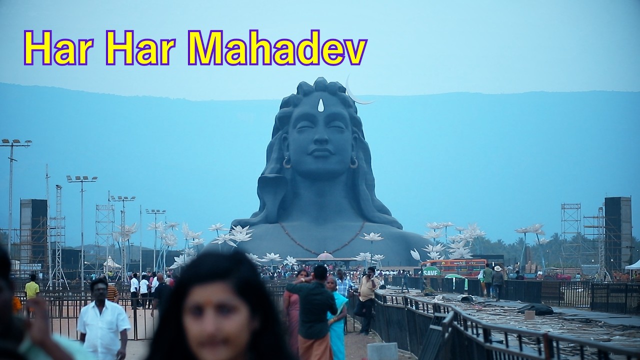 Har Har Mahadev | Adiyogi Shiva of Isha Temple | Coimbatore #roadtrip #ishafoundation  Mahashivratri