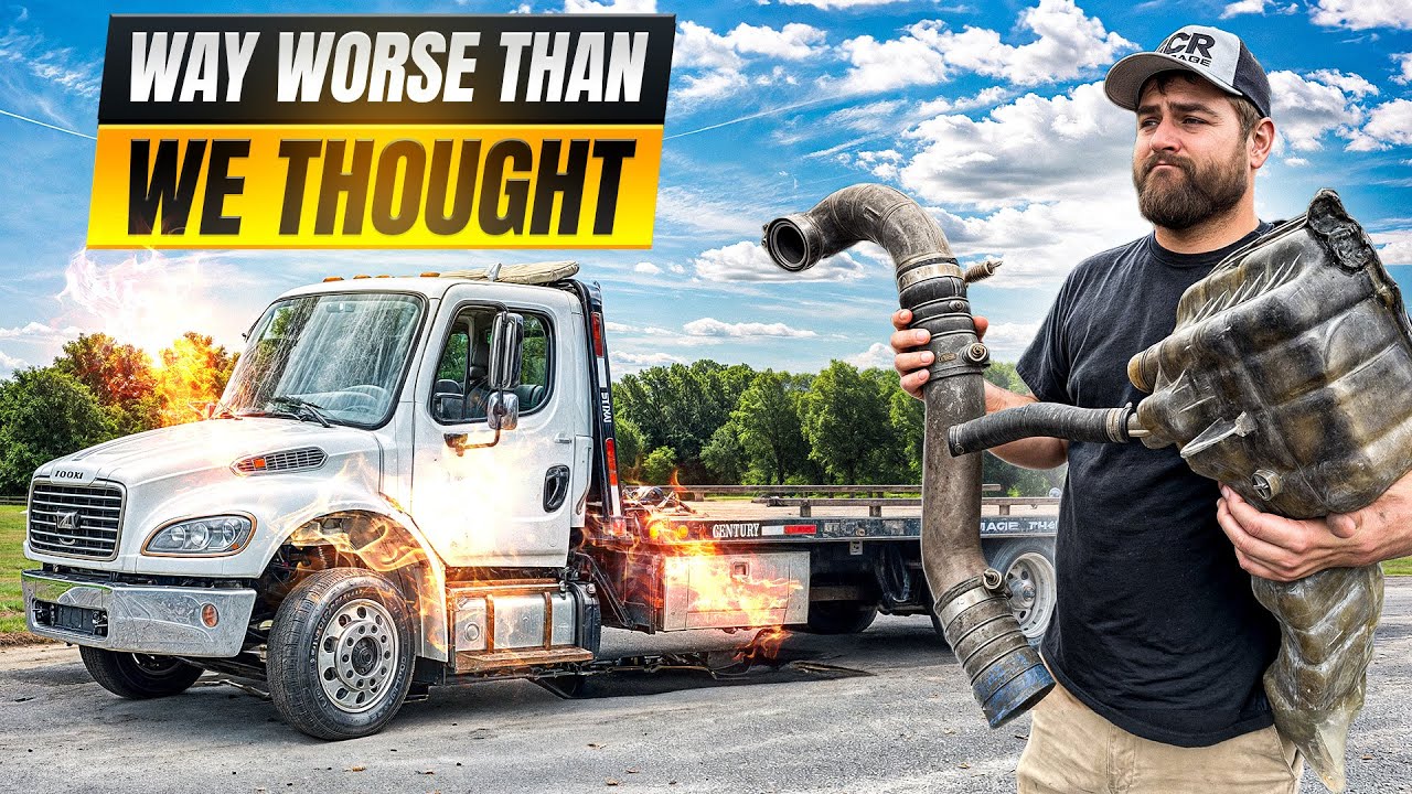 Rebuilding A WRECKED Tow Truck (Fire Damaged)