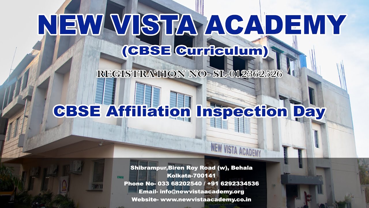 NEW VISTA ACADEMY CBSE AFFILIATION INSPECTION DAY 28.09.2024
