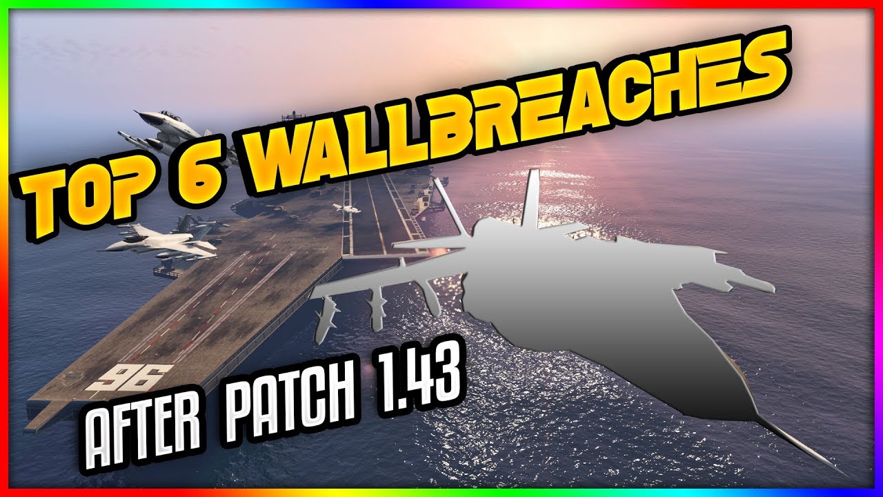 TOP 6 GTA V ONLINE SOLO WALL BREACHES (VERY EASY) AFTER 1.43