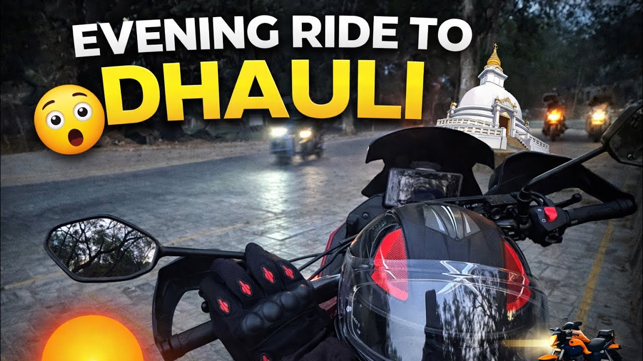Evening Ride to Dhauli 🌄 