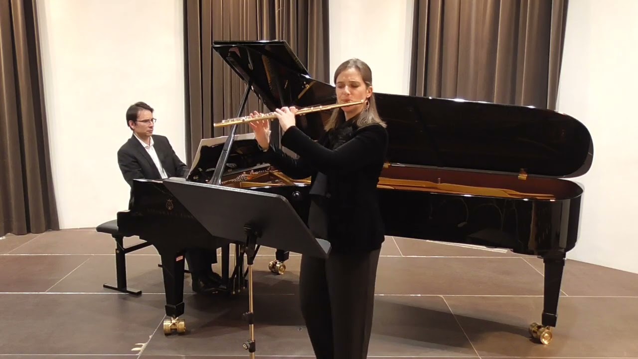 Frank Martin - Ballade for Flute and Piano. Andrea Mairhofer, Paul Cartianu.