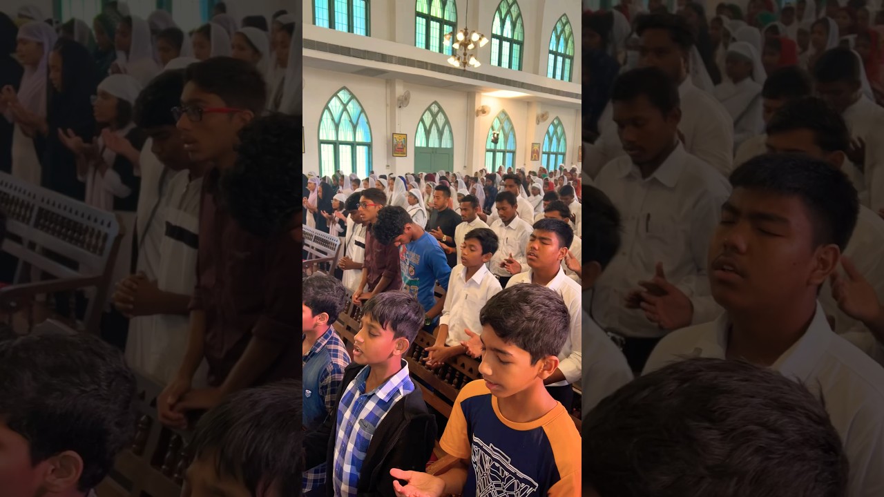 Children and Congregation saying the Lord&rsquo;s Prayer | St. Thomas BEC Cathedral | #shorts