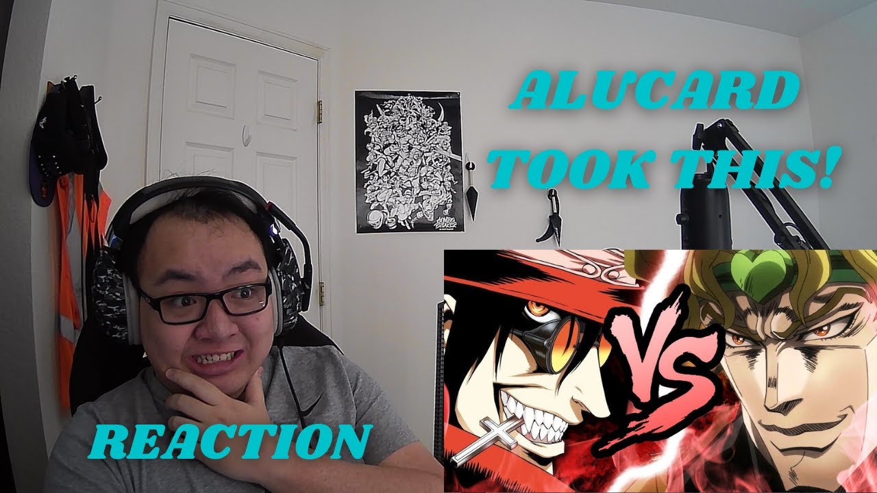DOUBLE HAMILTON BARS?! |ALUCARD VS DIO RAP BATTLE | RUSTAGE ft. Shwabadi | REACTION